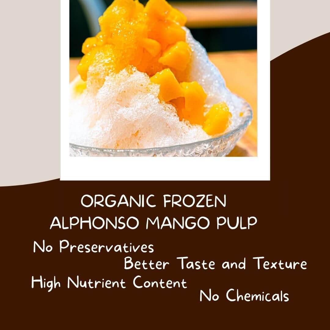 Frozen Alphonso Mango Pulp - Naturally Sweet| The Staple Kaka