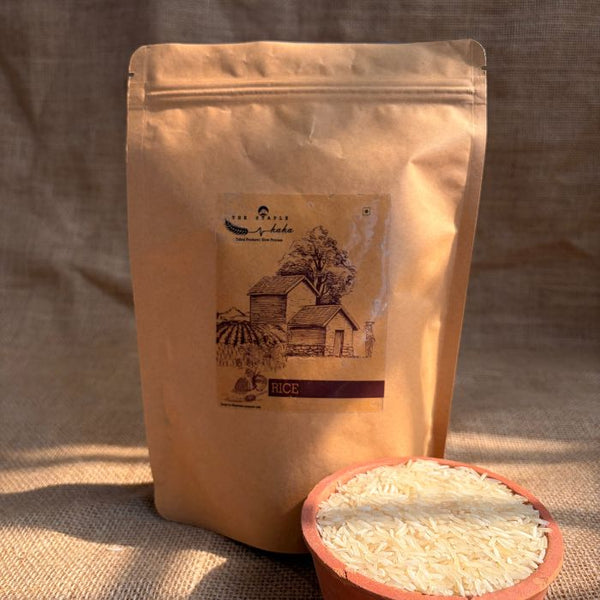 Desi Basmati Rice - Natural & Aromatic | The Staple Kaka