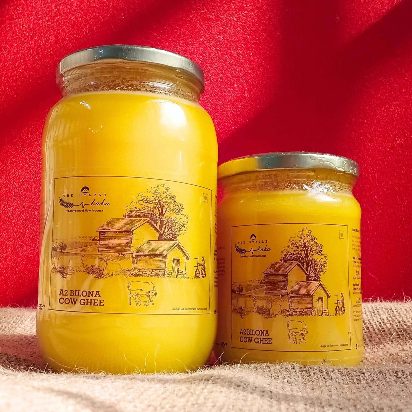 the staple kaka A2 Bilona Cow Ghee