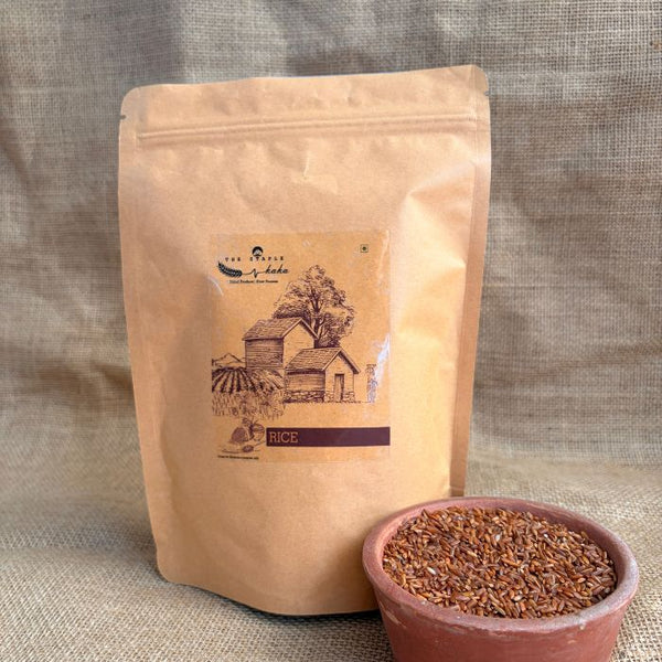 Rakthashali Rice – Ancient Ayurvedic Red Rice for Strength & Vitality by Staple Kaka
