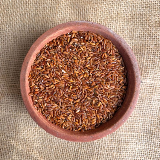 Rakthashali Rice – Ancient Ayurvedic Red Rice for Strength & Vitality by Staple Kaka