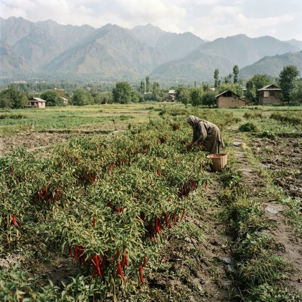 From Kashmir growing region