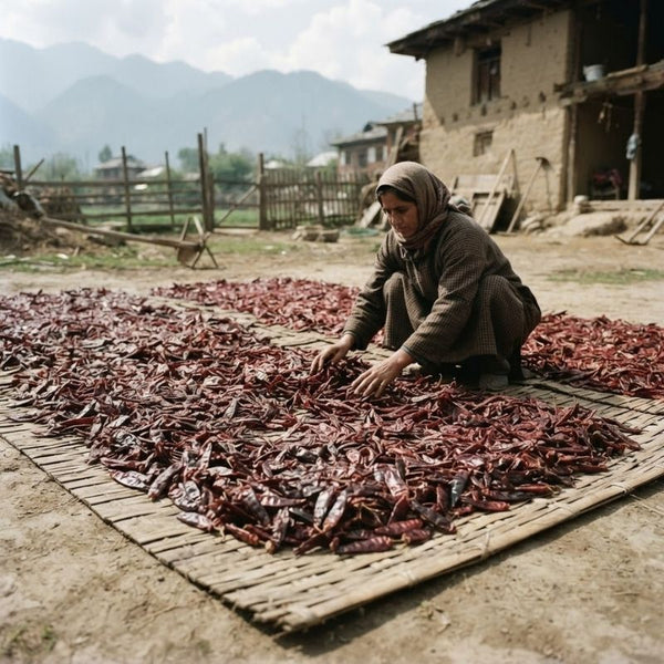 From Kashmir growing region