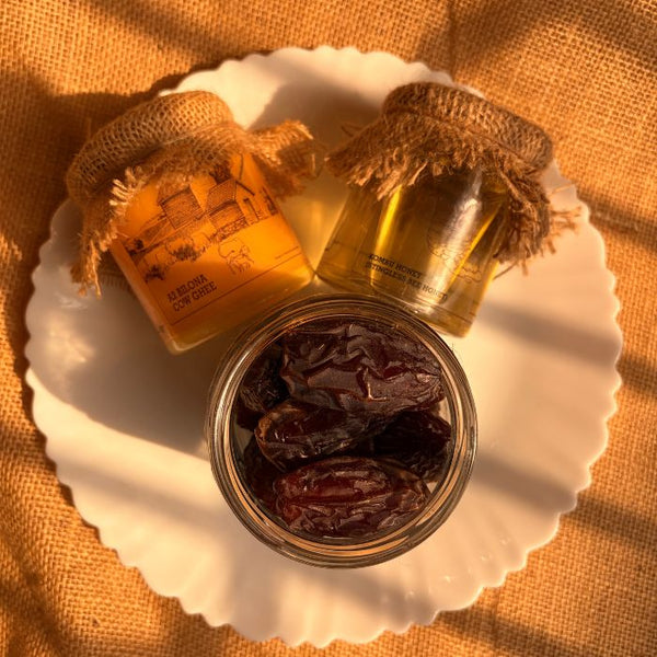 Golden Immunity Pack - A2 Ghee, Dates & Honey | The Staple Kaka