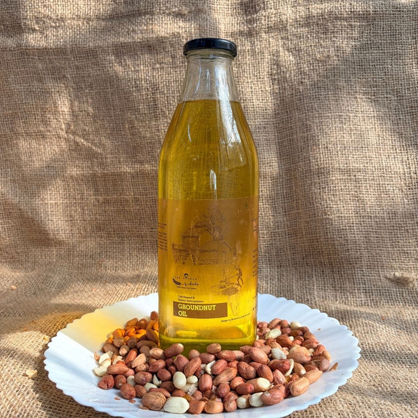 Groundnut Oil - Cold-Pressed & Healthy | The Staple Kaka