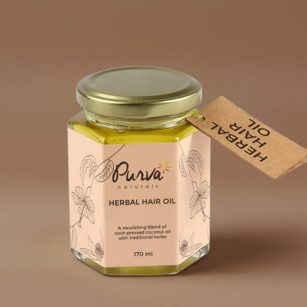 Nourishing Herbal Hair Oil - Natural & Strengthening | The Staple Kaka