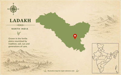 Himalayan Pink Salt - Natural & Chemical-Free | The Staple Kaka — origin region map