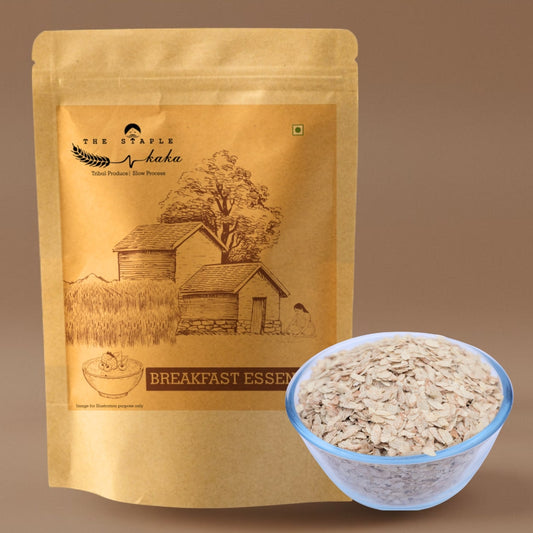 the staple kaka red rice poha