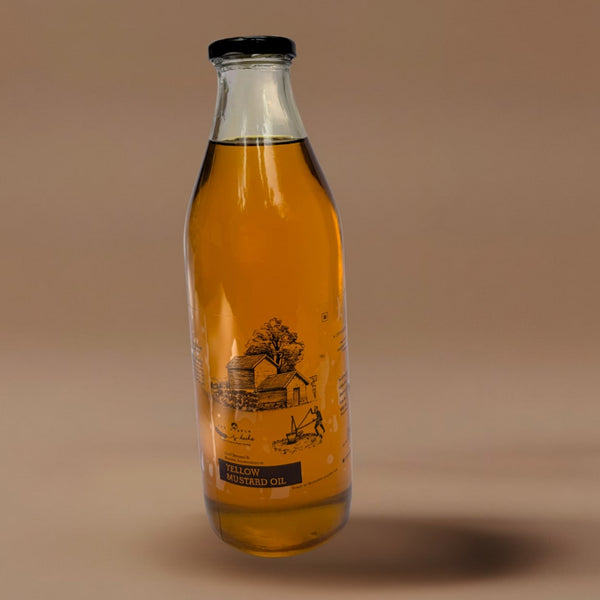 Yellow Mustard Oil - Cold-Pressed & Natural | The Staple Kaka